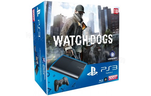 SONY PS3 Ultra Slim 500 Go Watch Dogs