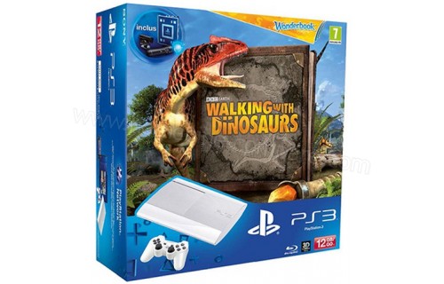 SONY PS3 Ultra Slim Blanche 12 Go Wonderbook