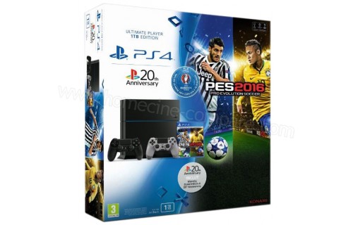SONY PS4 1 To PES Euro 2016 DS4 20th