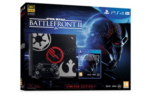 SONY PS4 Pro Noir 1 To Star Wars Battlefront II EL