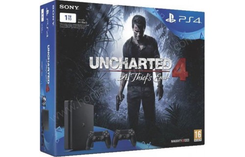SONY PS4 Slim 1 To 2 manettes Uncharted 4