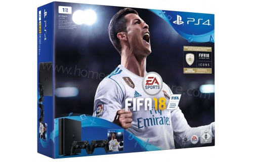 SONY PS4 Slim 1 To FIFA 18 2 manettes