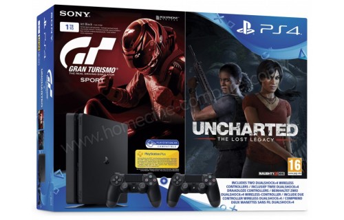 SONY PS4 Slim 1 To GTS UTLL 2 Manettes