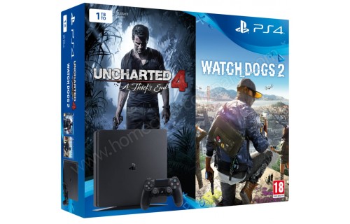 SONY PS4 Slim 1 To Uncharted 4 WD 2