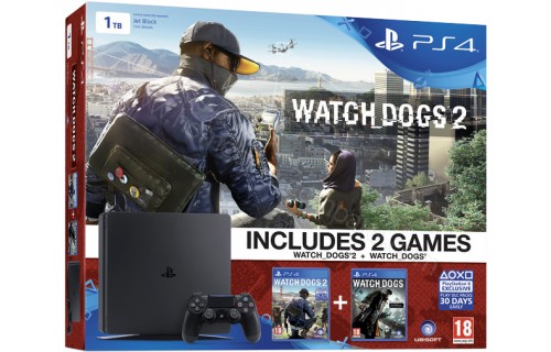 SONY PS4 Slim 1 To Watch Dogs 2