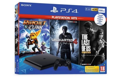 SONY PS4 Slim 500 Go RC U4 TLOU