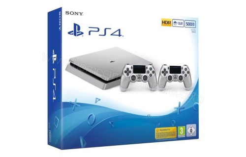 SONY PS4 Slim Argent 500 Go