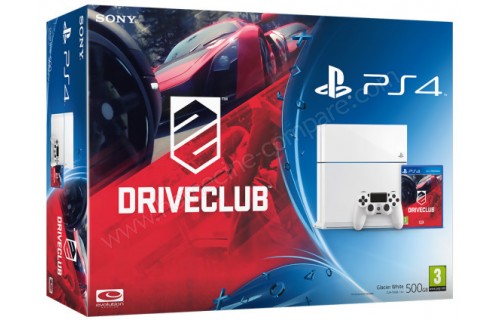 SONY PS4 Blanche Driveclub