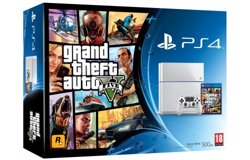 SONY PS4 Blanche GTA V Imports EU