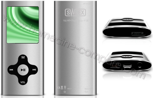 SWEEX Vidi MP471 Argent 4 Go