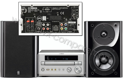 YAMAHA MCR-730 Argent