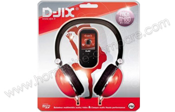 DJIX M480FM Orange 4 Go Casque