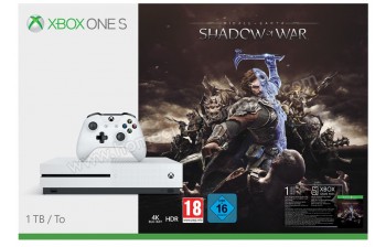 MICROSOFT Xbox One S 1 To Shadow of War