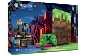 MICROSOFT Xbox One S 1 To Minecraft Edition Limitée