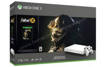 MICROSOFT Xbox One X Blanche 1 To Fallout 76