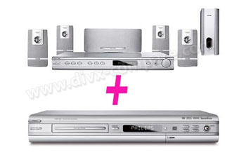 PHILIPS DVDR-3355 + Ampli HTR 5000
