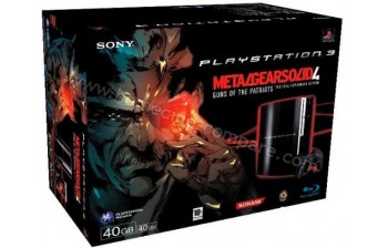 SONY PS3 40 Go Metal Gear Solid 4