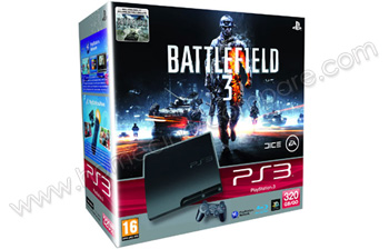 SONY PS3 Slim 320 Go Battlefield 3