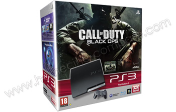 SONY PS3 Slim 320 Go COD Black Ops