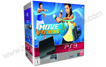 SONY PS3 Slim 320 Go Move Fitness