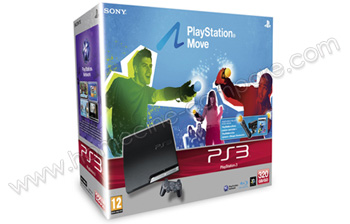 SONY PS3 Slim 320 Go PS Move