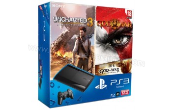SONY PS3 Ultra Slim 12 Go Uncharted3 GOW3