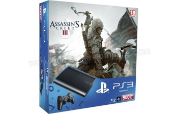 SONY PS3 Ultra Slim 500 Go Assassin's Creed III