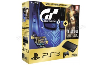 SONY PS3 Ultra Slim 500 Go GT6 The Last of Us
