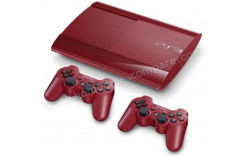 SONY PS3 Ultra Slim Rouge 500 Go Imports EU Mx2