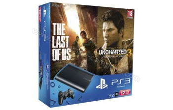 SONY PS3 Ultra Slim 12 Go TLOU Uncharted 3