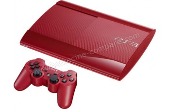 SONY PS3 Ultra Slim Rouge 12 Go Imports EU