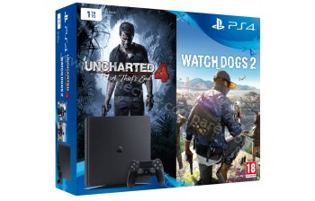 SONY PS4 Slim 1 To Uncharted 4 WD 2