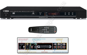 YAMAHA DVD-S657-B Noir