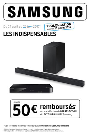 ODR Samsung : Les indispensables / Audio (Offre Prolong�e)