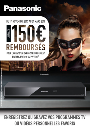 ODR Panasonic : Enregistrez ou gravez vos programmes favoris (Offre Prolong�e)